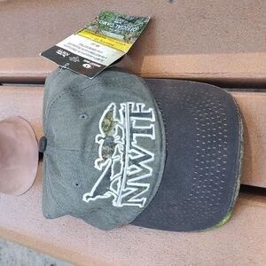 National Wild Turkey Foundation Sewn Logo Camo Strapback Hat Cap New